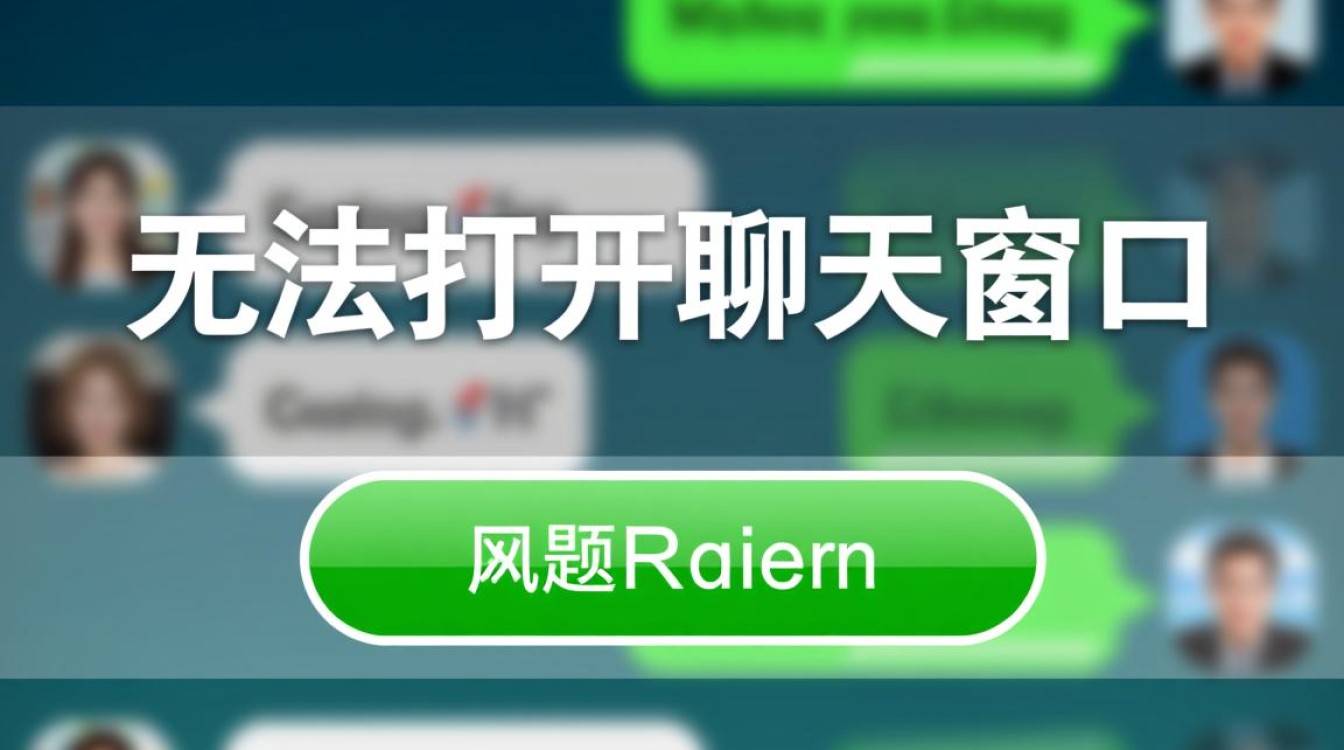 为什么我无法打开聊天窗口？