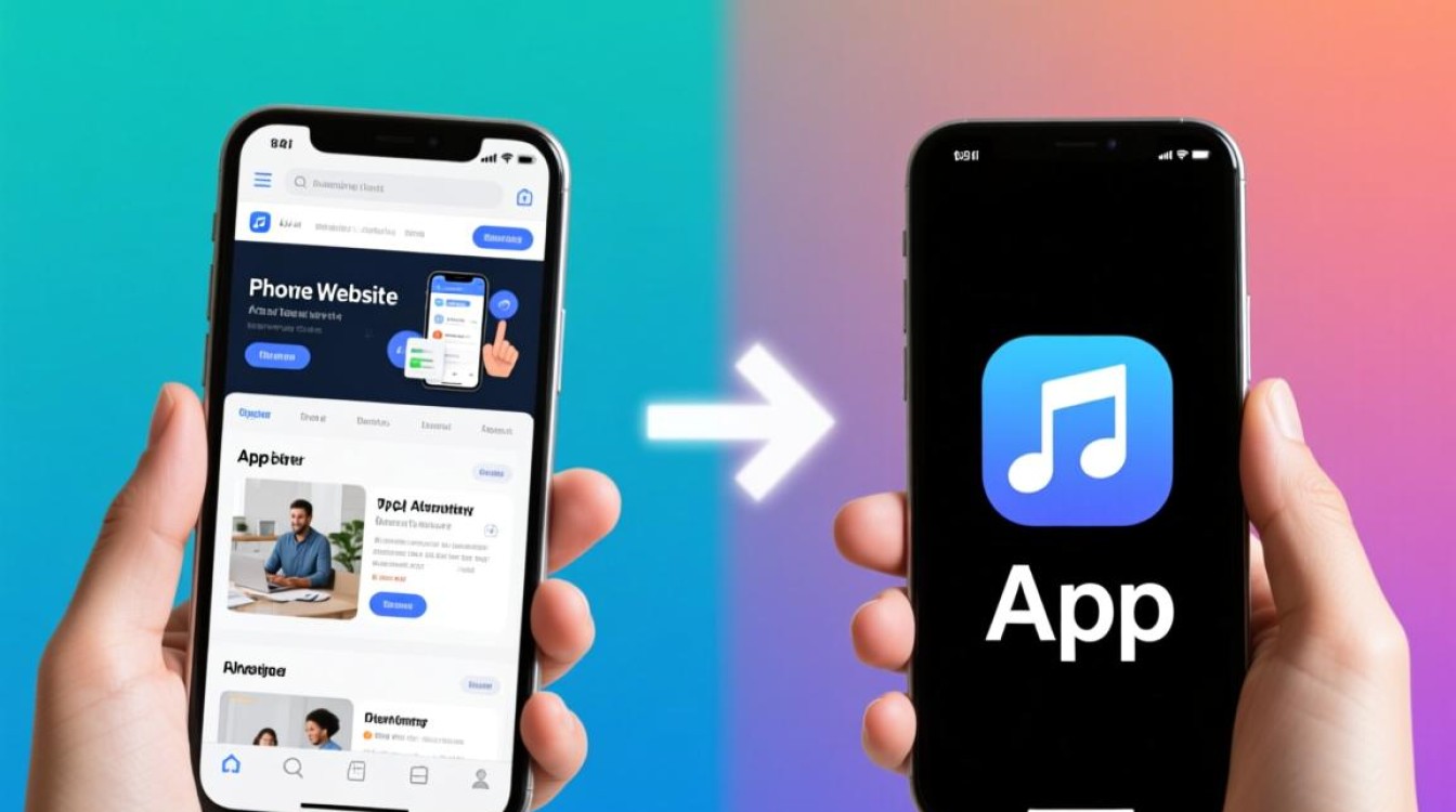 手机网站和app的区别