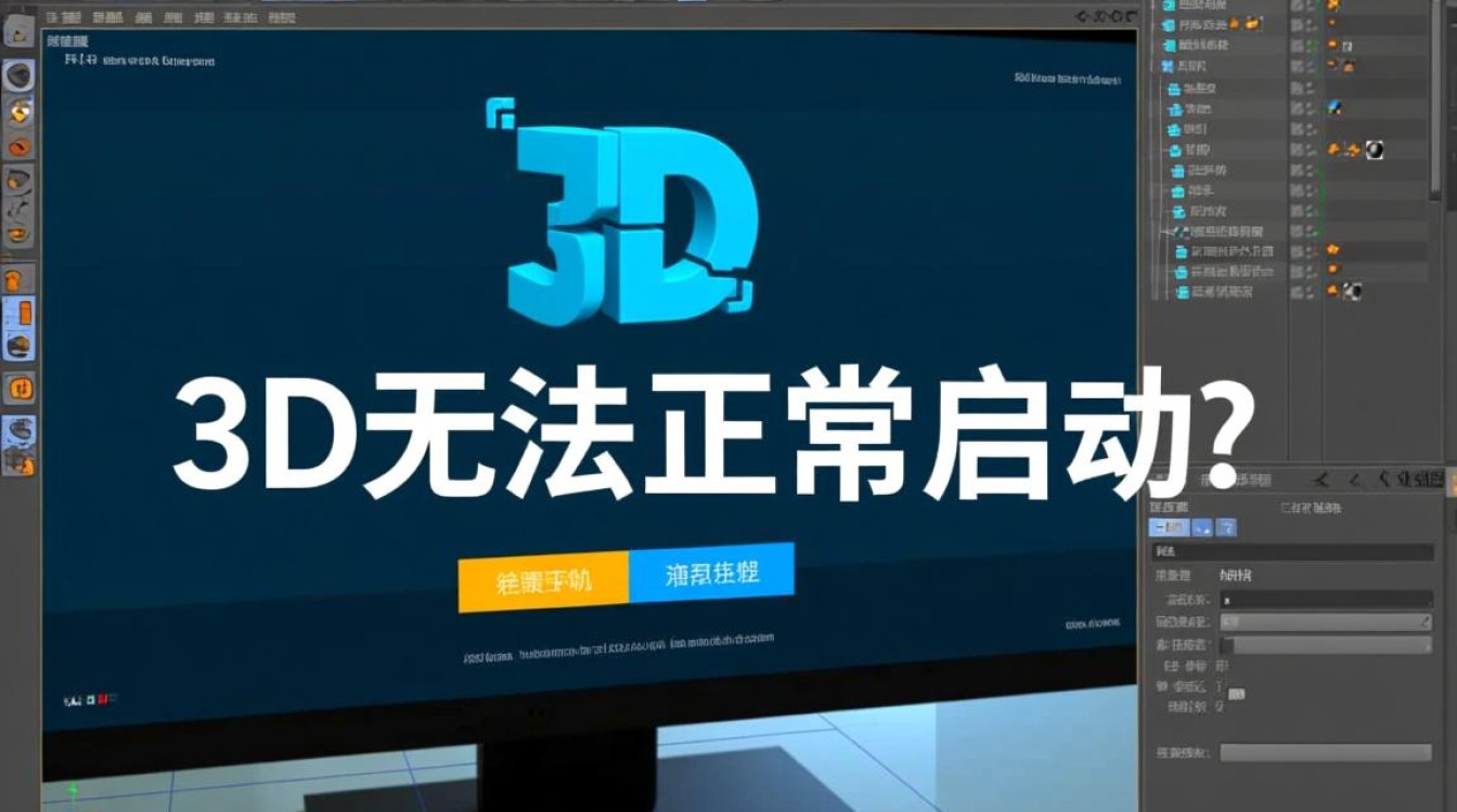 3D软件无法正常启动怎么办？解决方法有哪些？