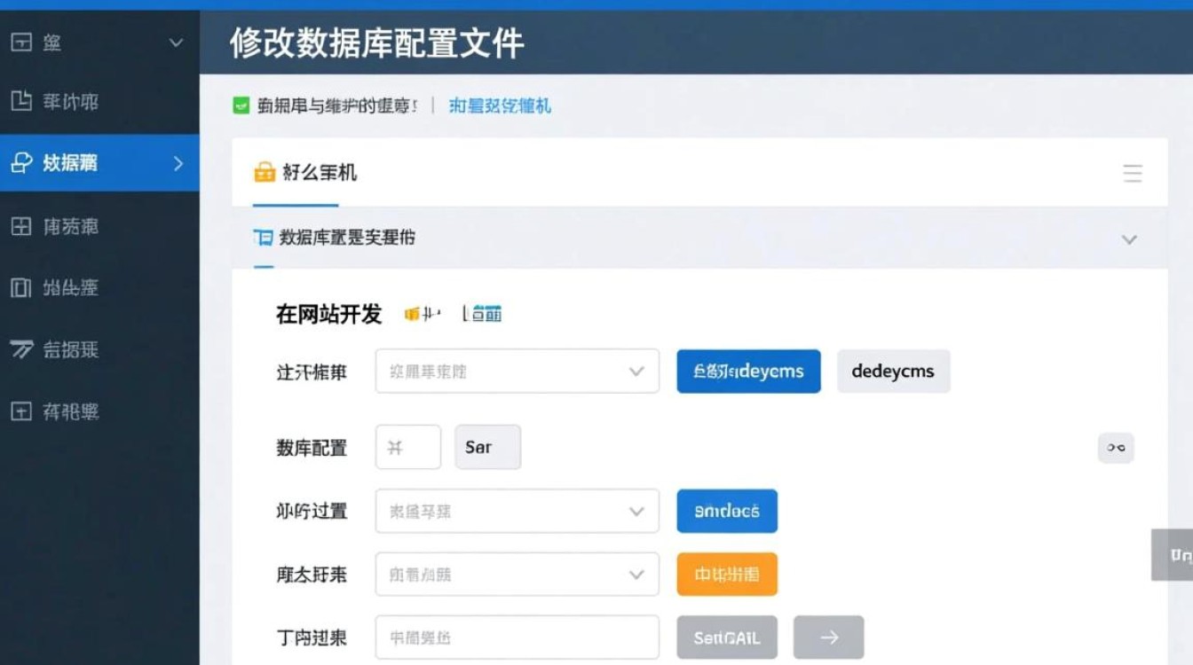 dedecms怎么修改数据库配置文件