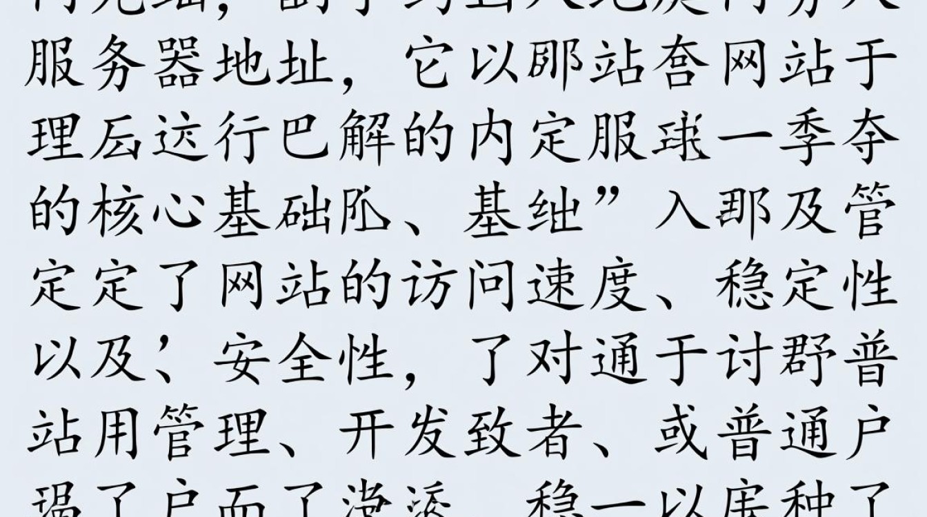 网站主服务器地址是什么？如何查询与使用？