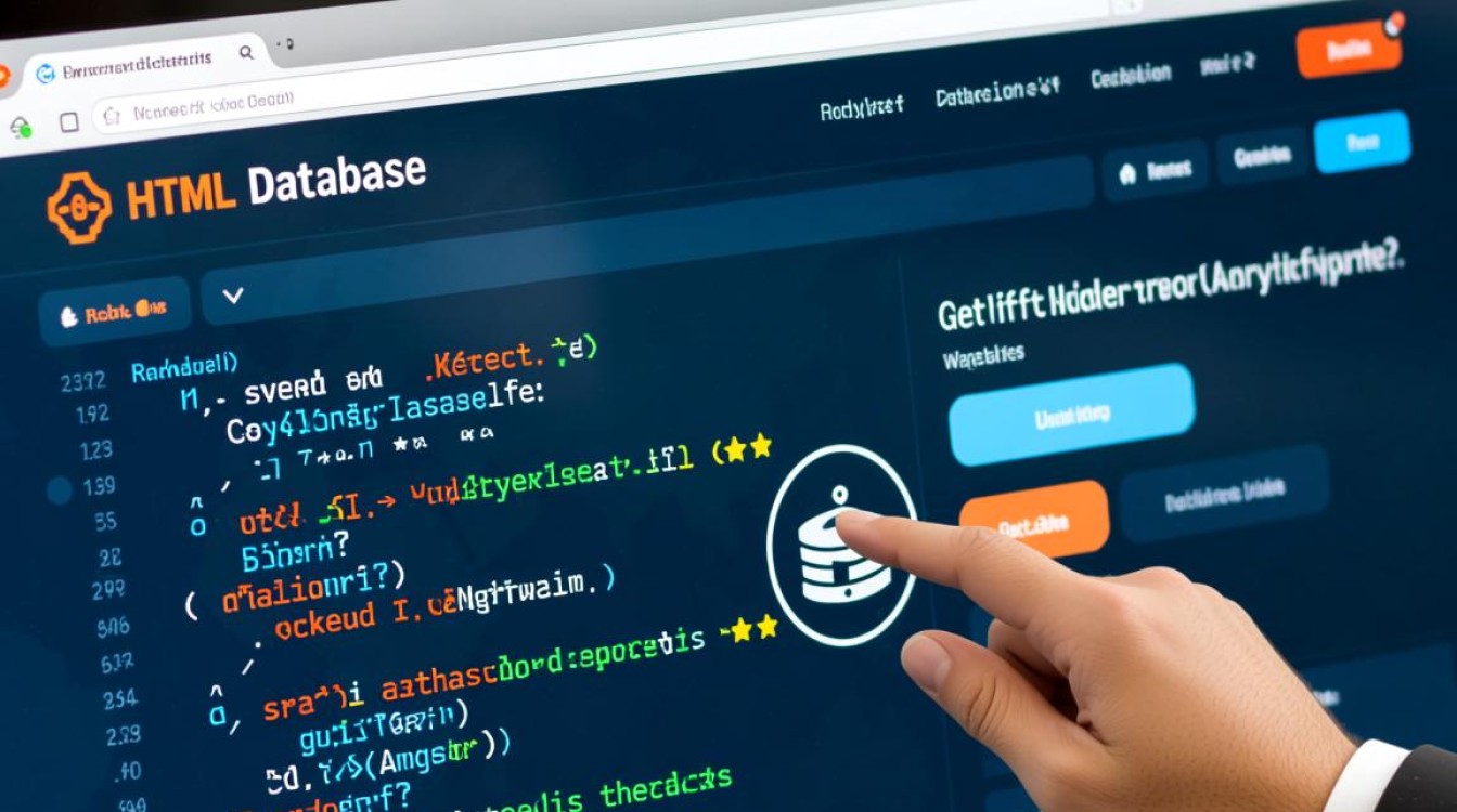 html如何连接数据库并实现数据访问？