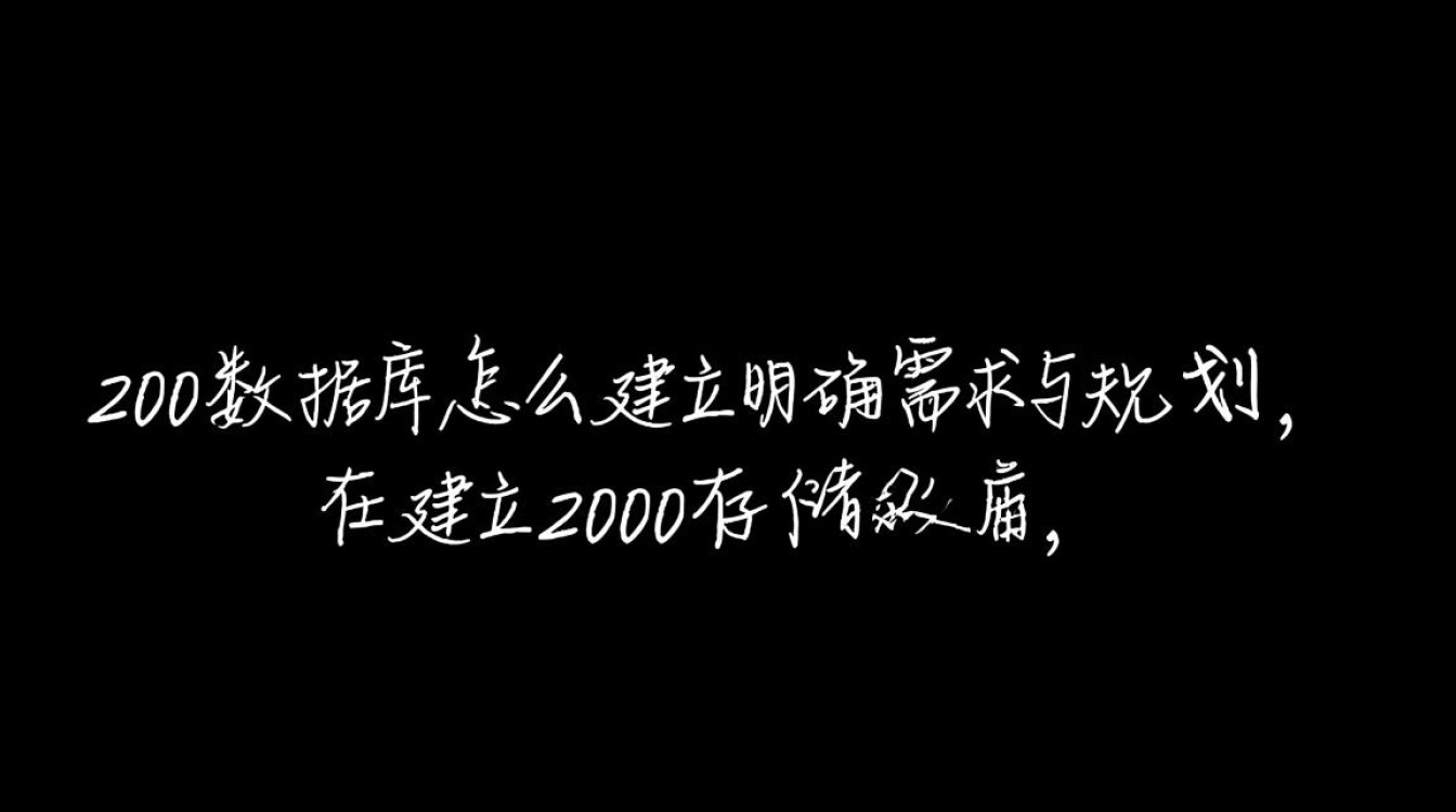 2000数据库怎么建立？新手从零开始建库的详细步骤有哪些？