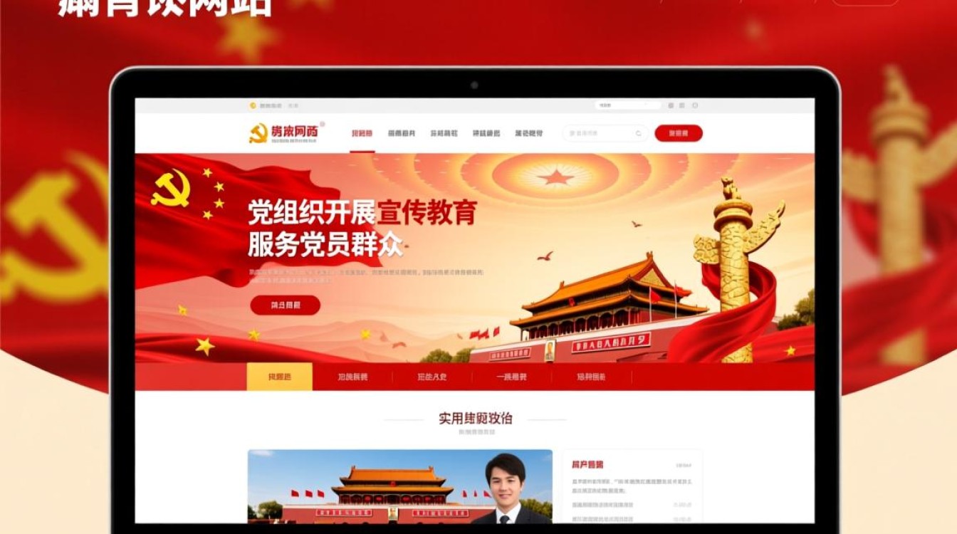 党建网站设计如何兼顾政治性与用户体验？