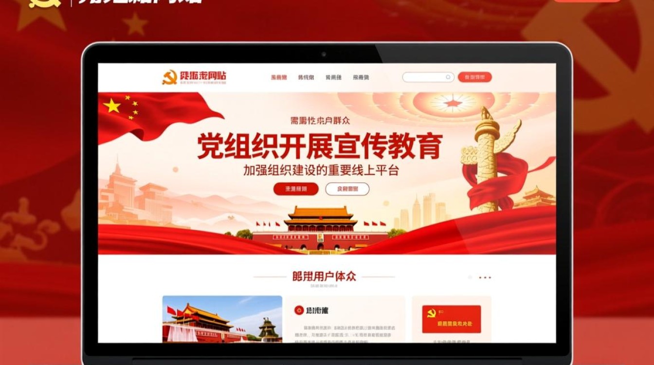 党建网站设计如何兼顾政治性与用户体验？