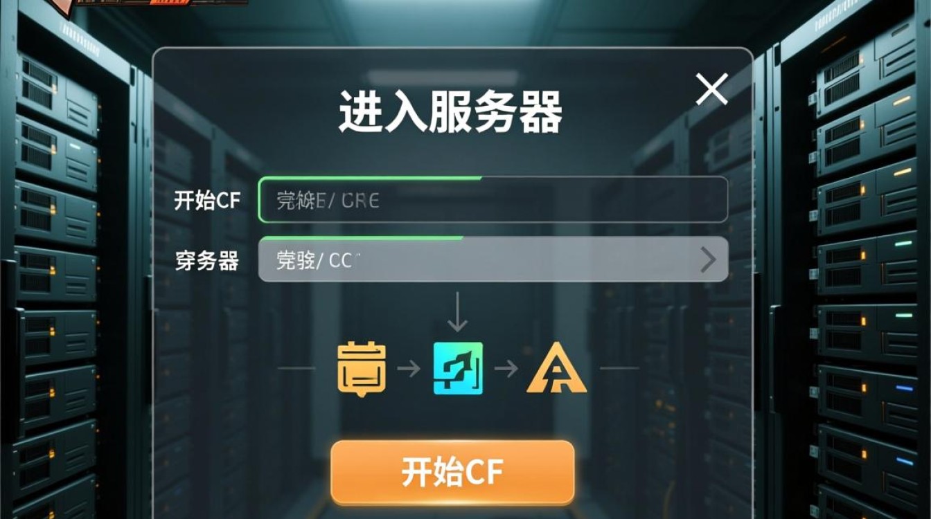 cf进服务器需要什么步骤和权限设置？