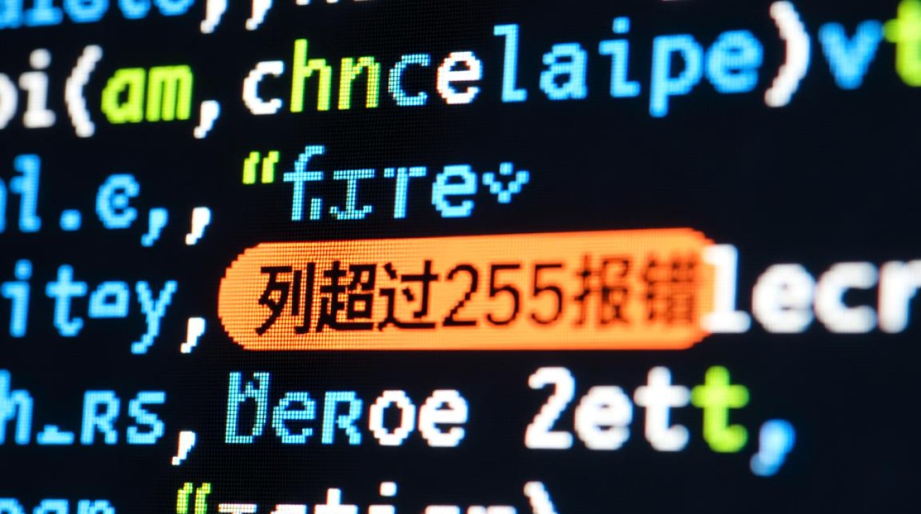 MySQL列超255字符报错怎么办？