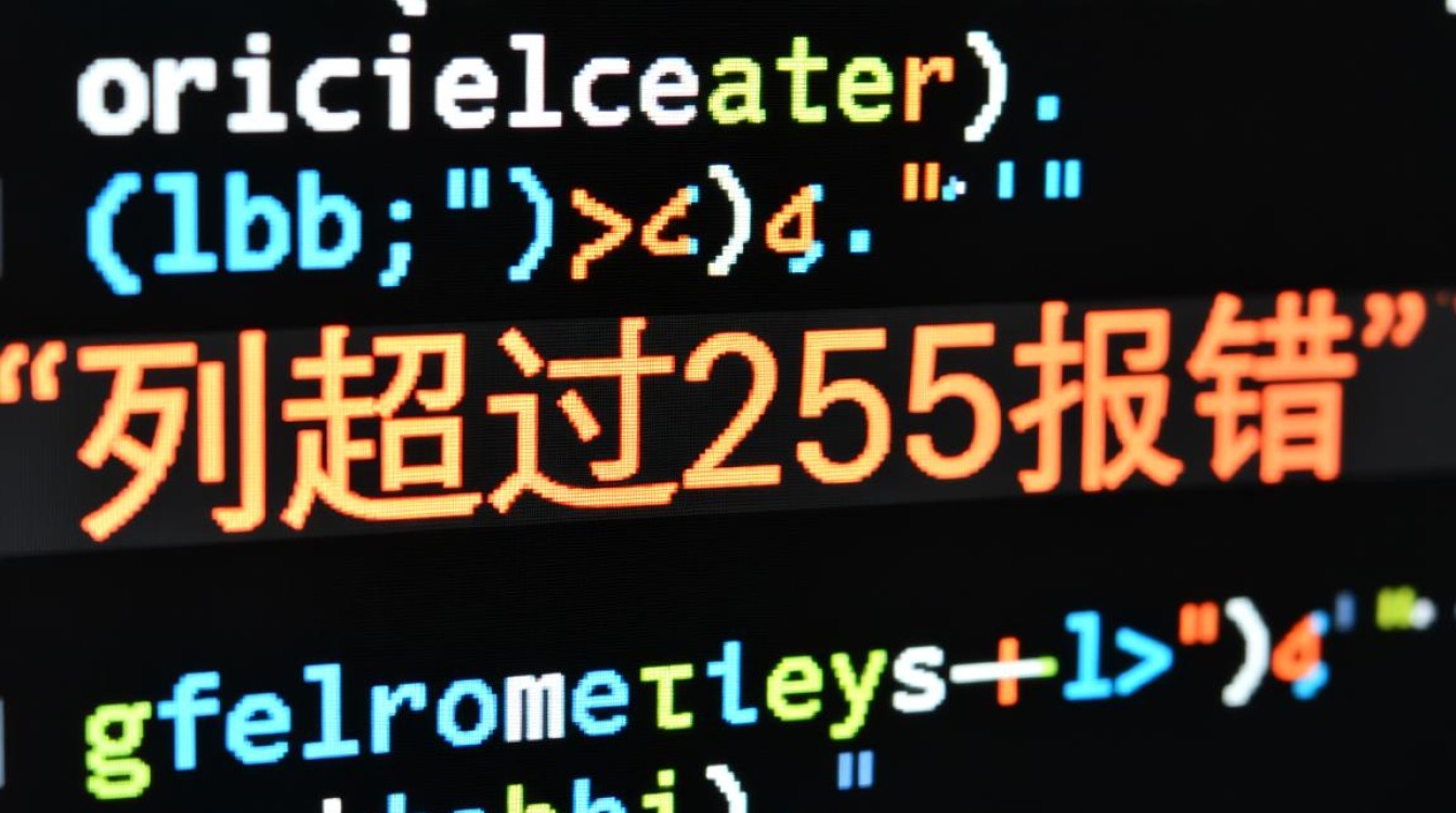 MySQL列超255字符报错怎么办？