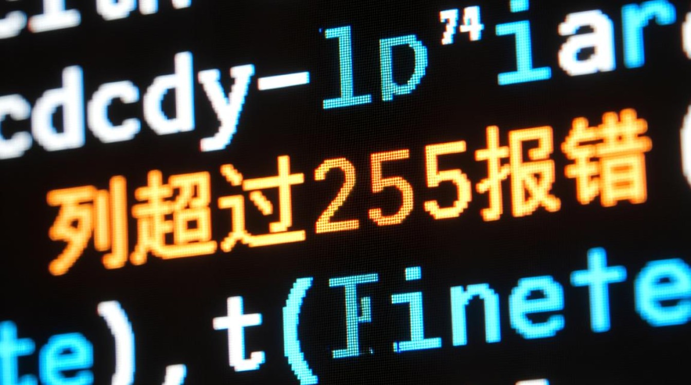 MySQL列超255字符报错怎么办？