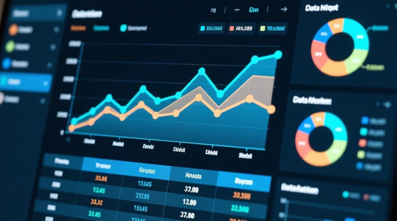 图表中怎么显示数据表格数据库