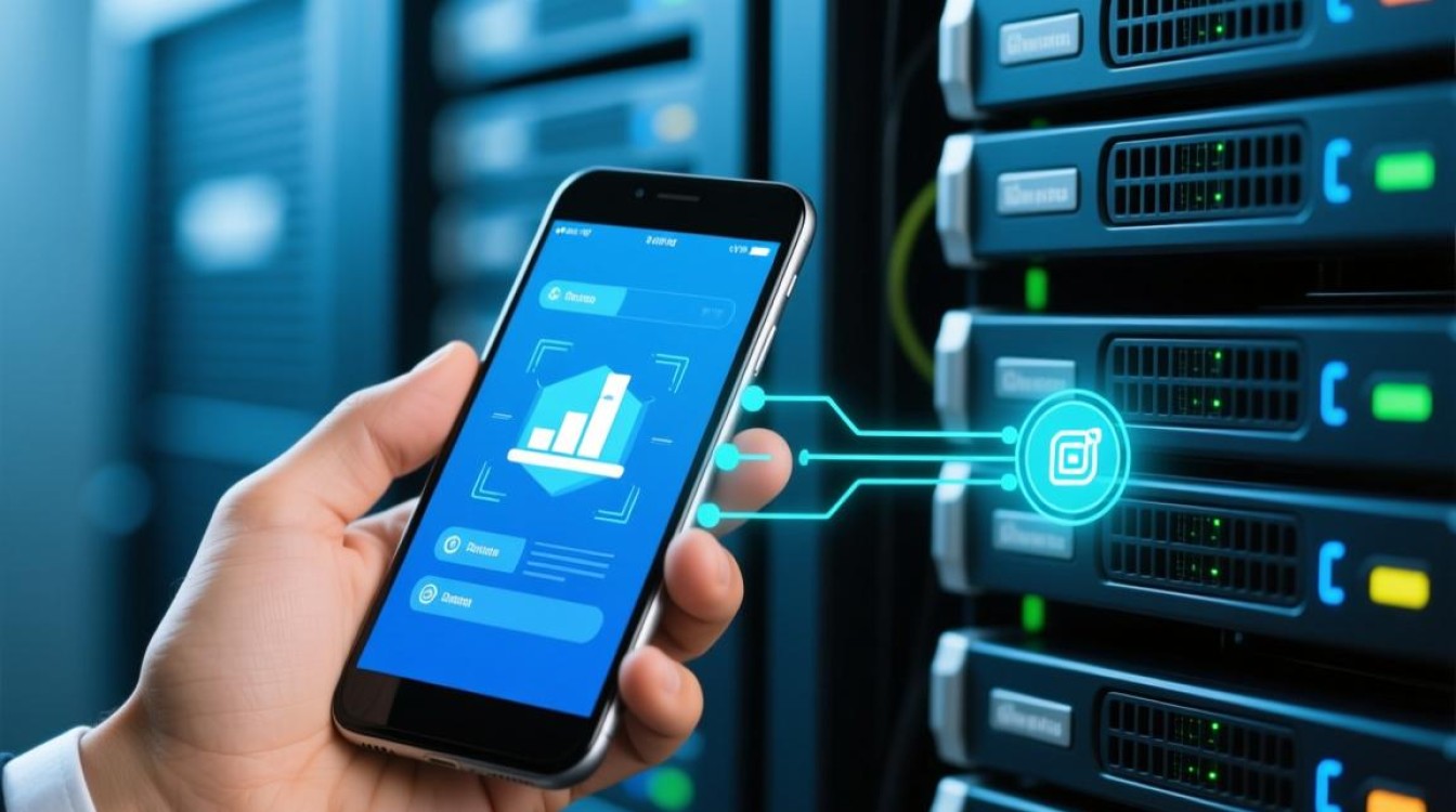 手机连上服务器