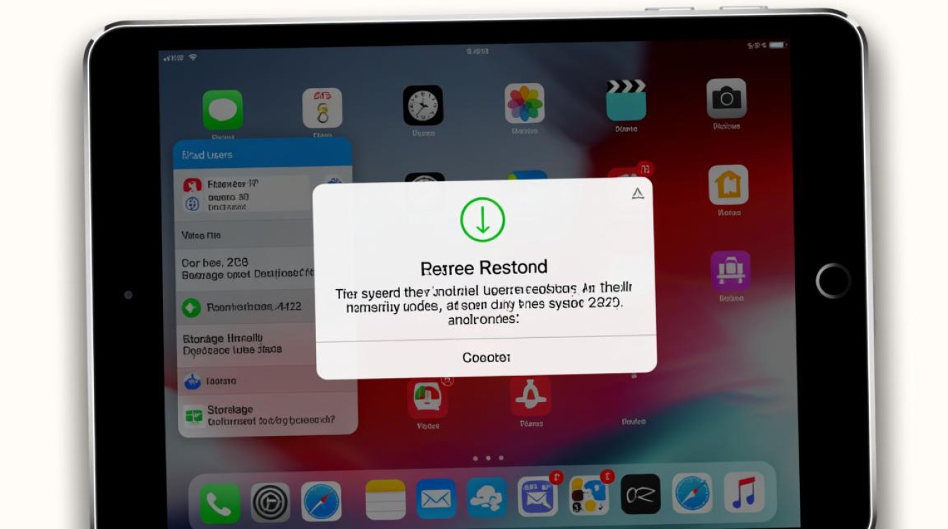 ipad重置后报错 ipad重置后报错