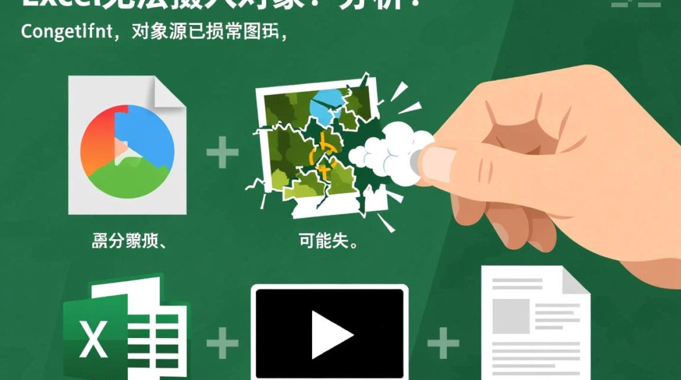 Excel无法插入对象怎么办?解决方法与常见原因解析 Excel无法插入对象怎么办?解决方法与常见原因解析