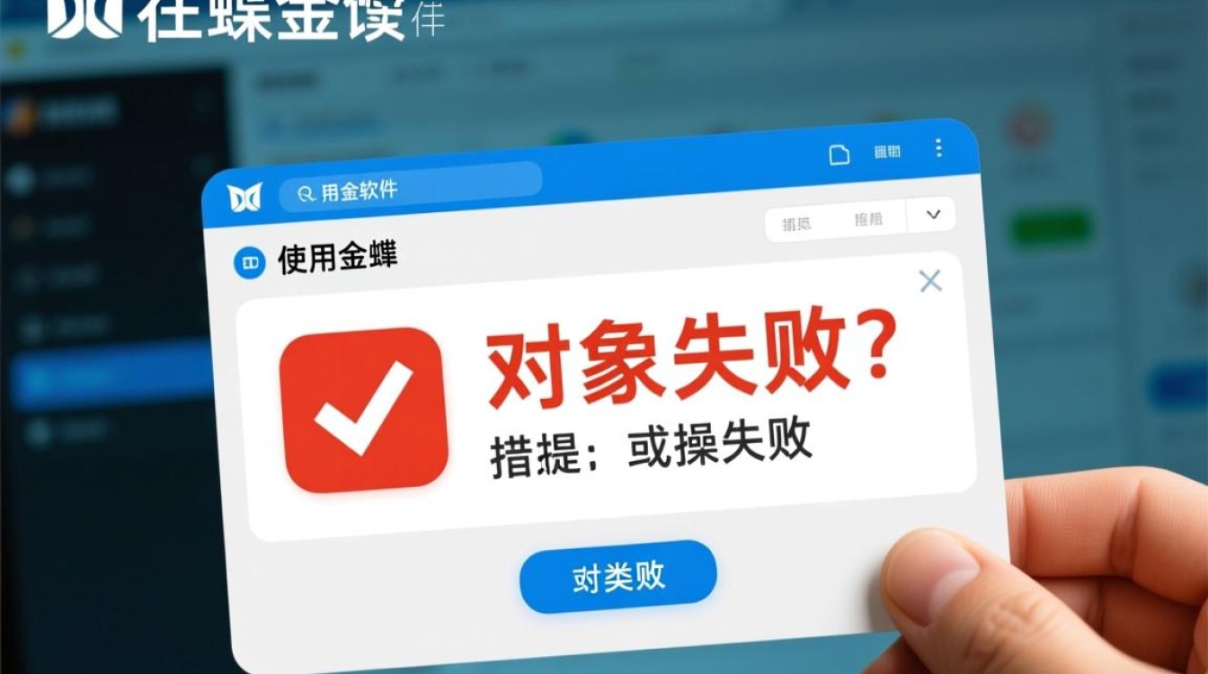 金蝶报错对象失败是什么原因导致的? 金蝶报错对象失败是什么原因导致的?