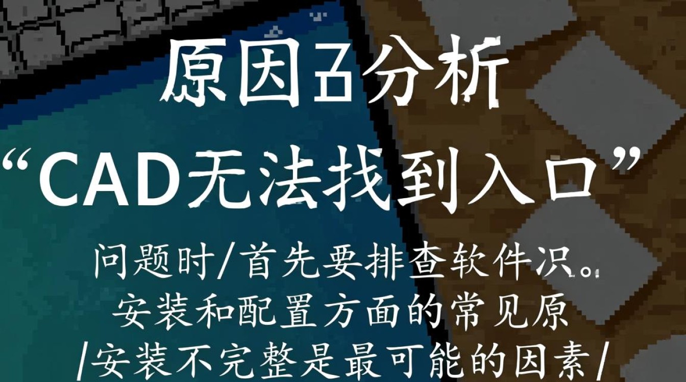 为什么CAD软件提示无法找到入口,该如何解决? 为什么CAD软件提示无法找到入口,该如何解决?