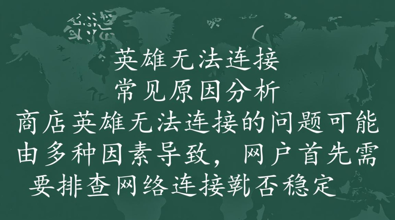 商店英雄无法连接怎么办?网络问题还是系统故障? 商店英雄无法连接怎么办?网络问题还是系统故障?