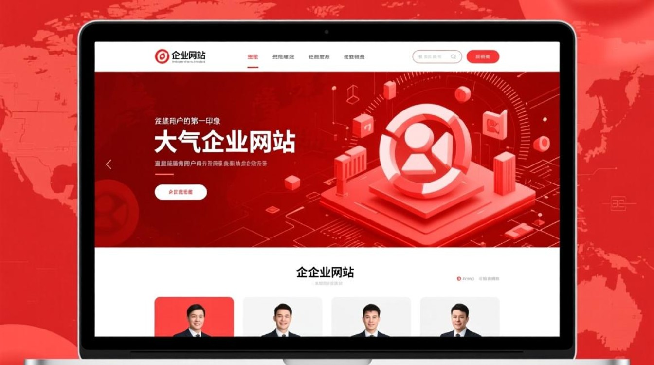 红色大气企业网站怎么做才更吸引客户? 红色大气企业网站怎么做才更吸引客户?