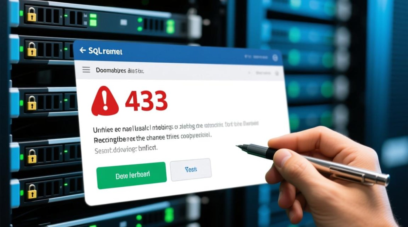 SQL报错433是什么原因?如何解决SQL执行时的433错误? SQL报错433是什么原因?如何解决SQL执行时的433错误?