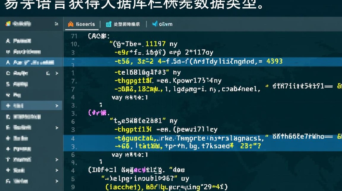 易语言如何获取数据库列的数据类型?详细方法与代码示例 易语言如何获取数据库列的数据类型?详细方法与代码示例