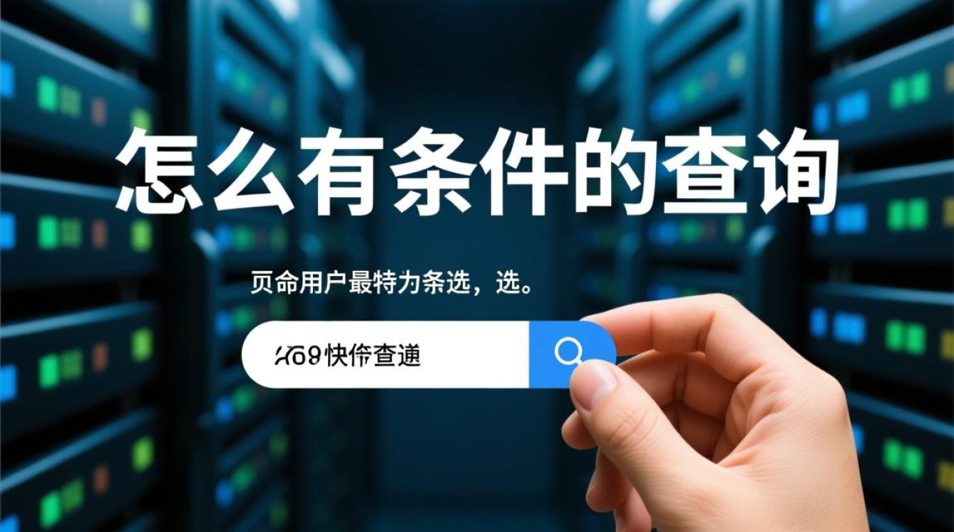数据库如何实现有条件查询的具体方法和语法是什么? 数据库如何实现有条件查询的具体方法和语法是什么?