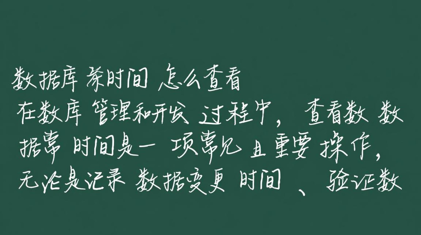 数据库时间怎么看?不同系统命令是什么? 数据库时间怎么看?不同系统命令是什么?