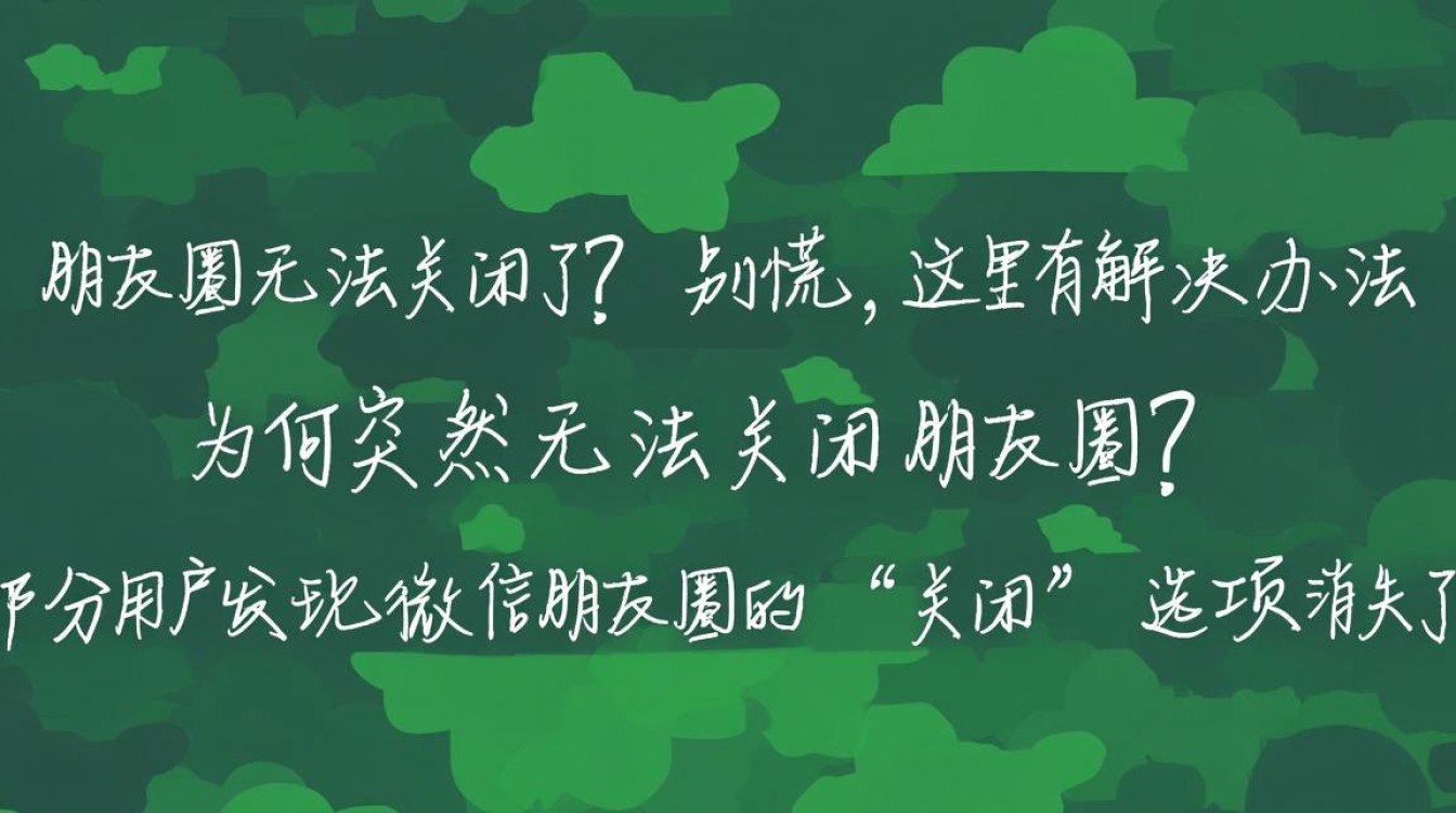 微信朋友圈无法关闭了?如何恢复或解决这个新问题? 微信朋友圈无法关闭了?如何恢复或解决这个新问题?