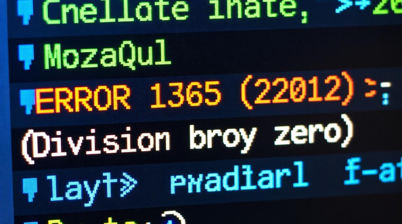 MySQL报错1365是什么原因导致的，如何解决？