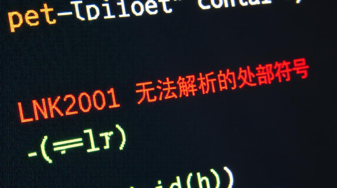 为什么会出现lnk2001无法解析的外部符号错误? 为什么会出现lnk2001无法解析的外部符号错误?