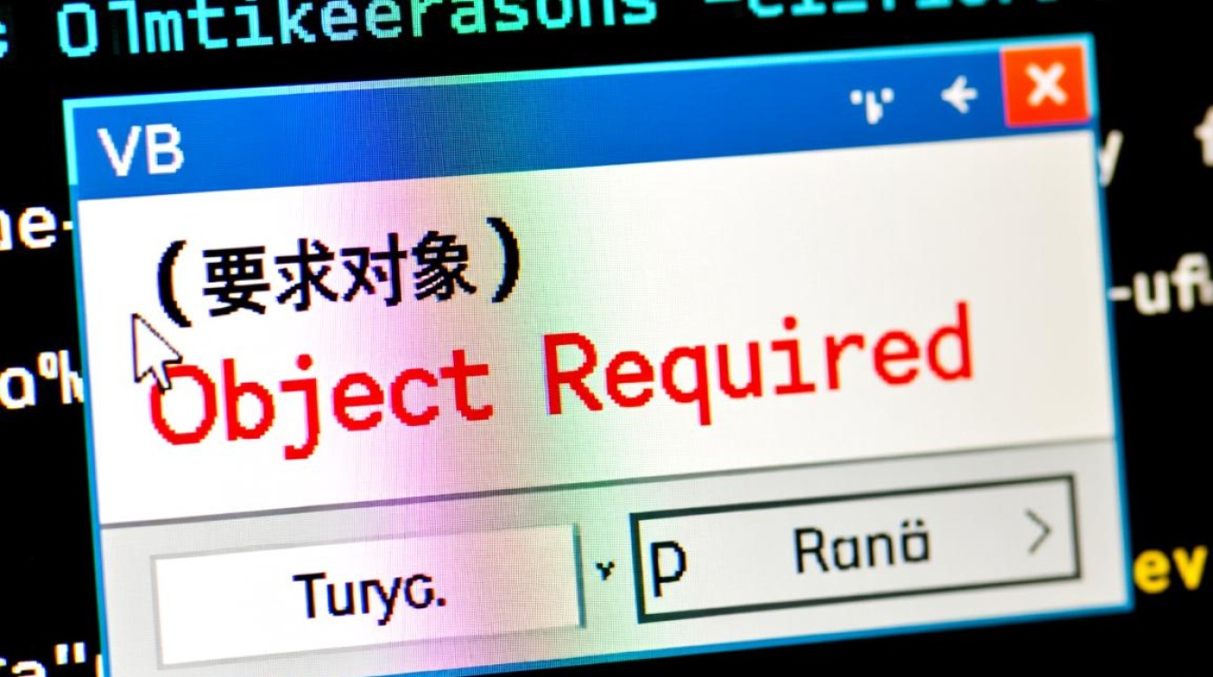vb报错要求对象是什么原因导致的? vb报错要求对象是什么原因导致的?