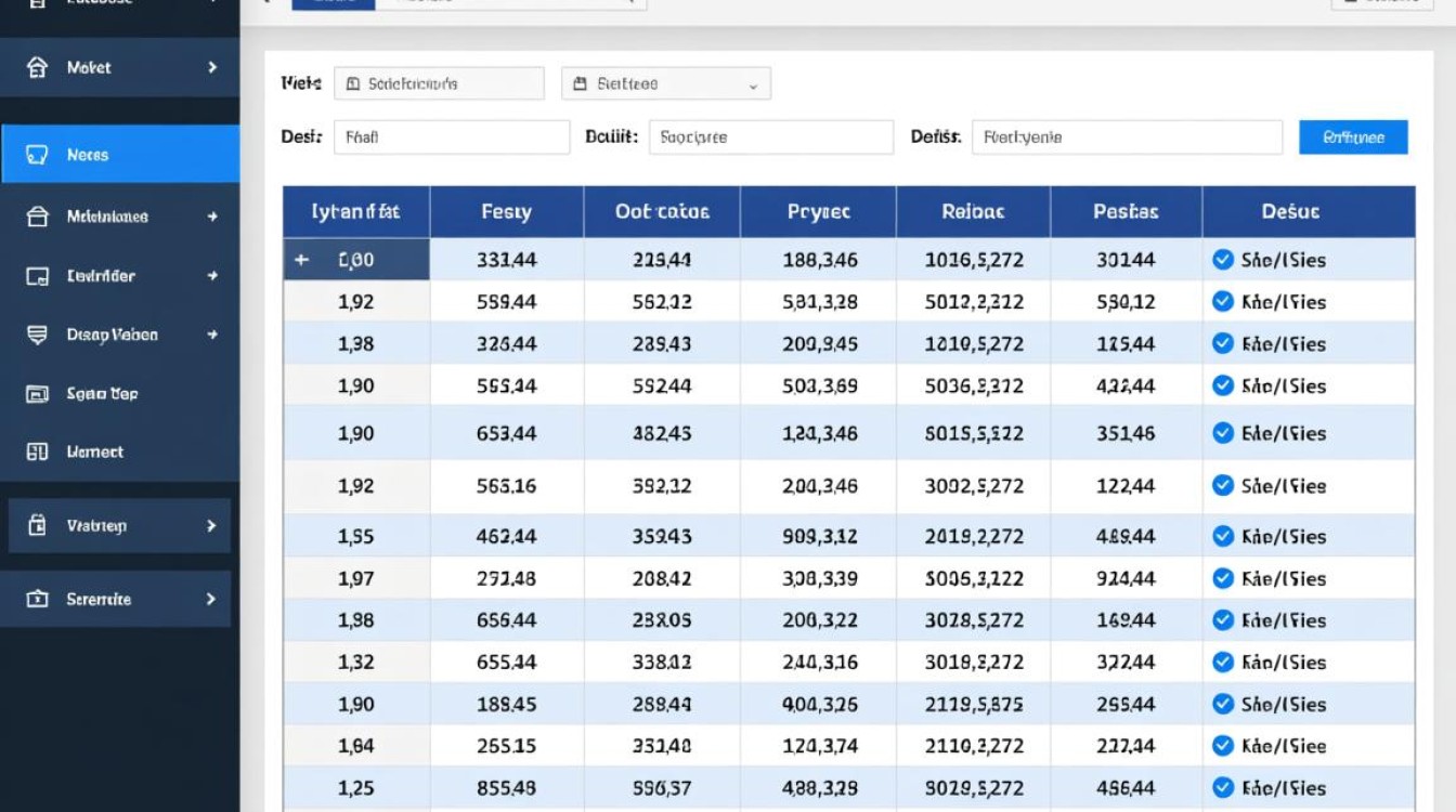 如何让表格显示数据库中的列数据? 如何让表格显示数据库中的列数据?