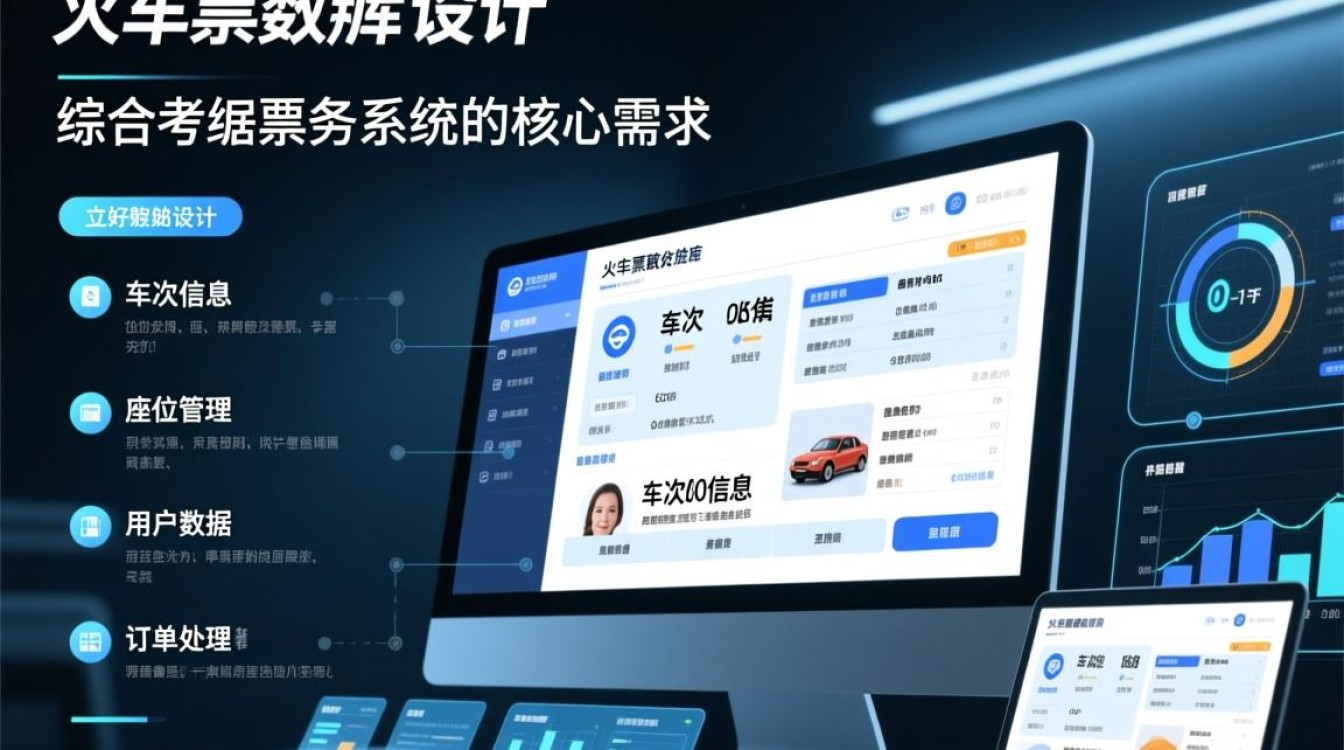 火车票数据库设计要考虑哪些核心表与字段关系？