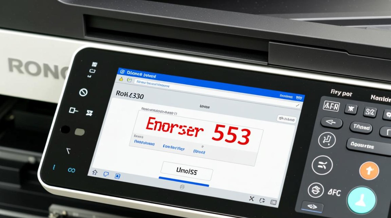 理光330报错553是什么原因？解决方法有哪些？