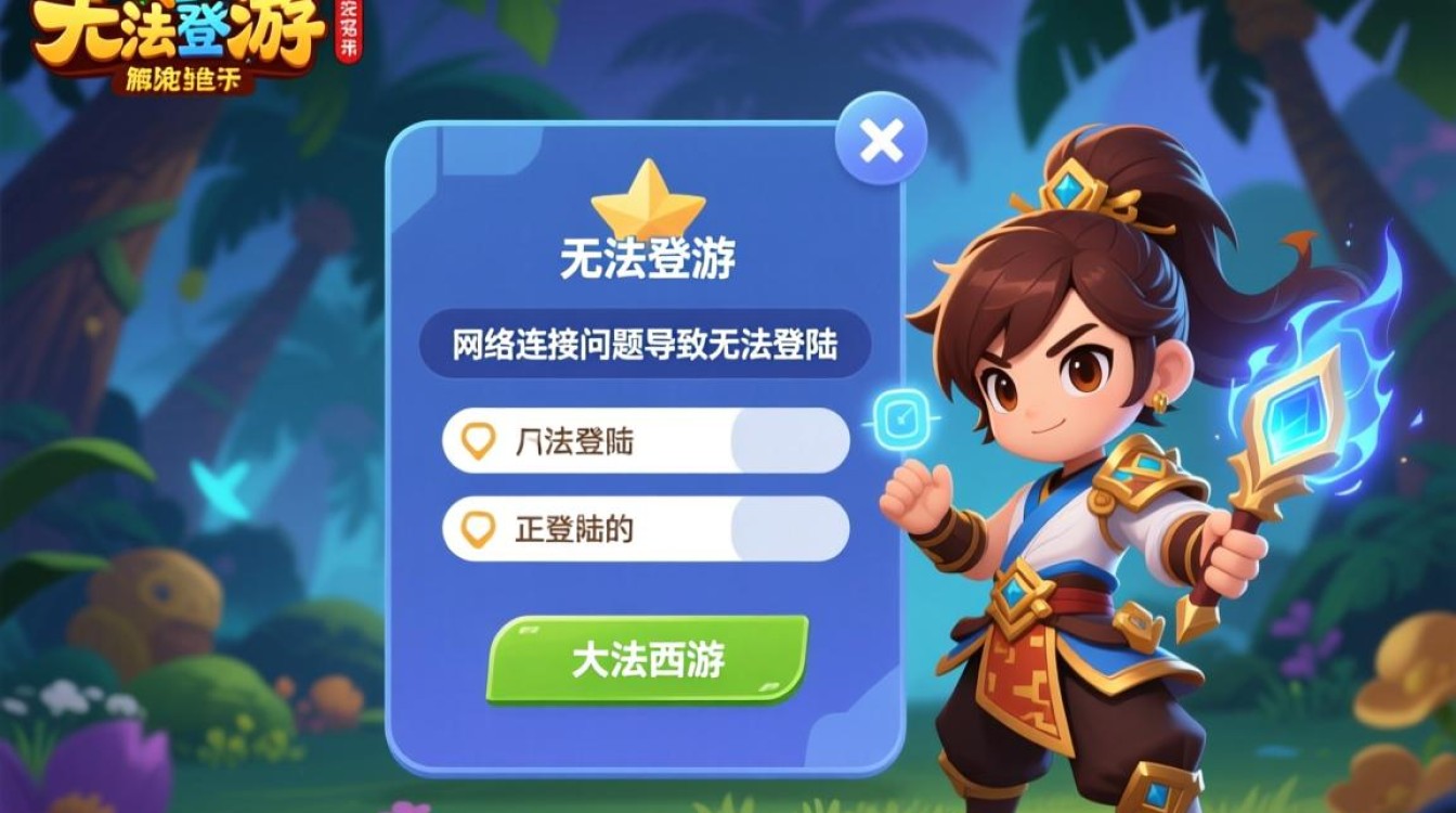 大话西游无法登陆怎么办？教你解决登录失败问题