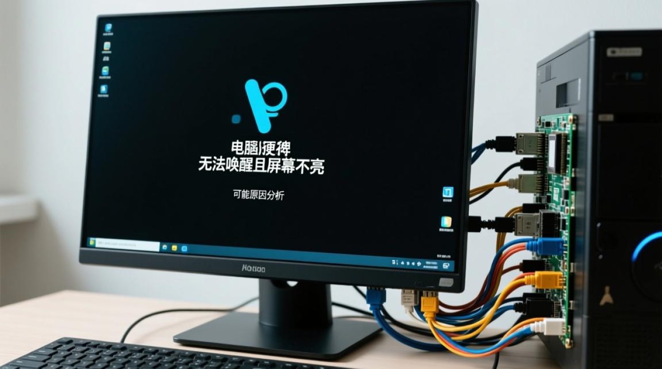 电脑无法唤醒屏幕不亮怎么办？