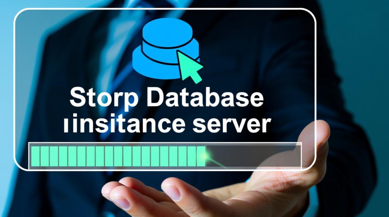 如何停止数据库实例服务器而不影响数据安全？