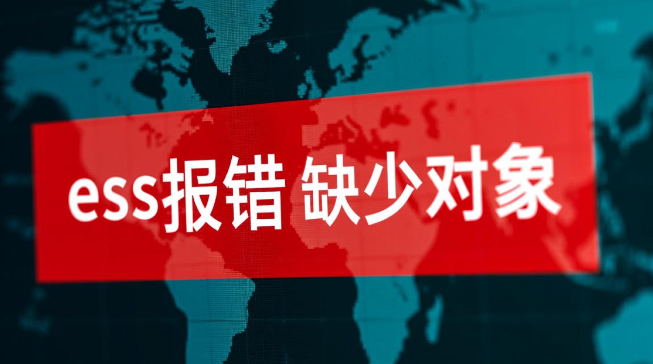 ess报错缺少对象怎么办？如何快速解决这个报错问题？