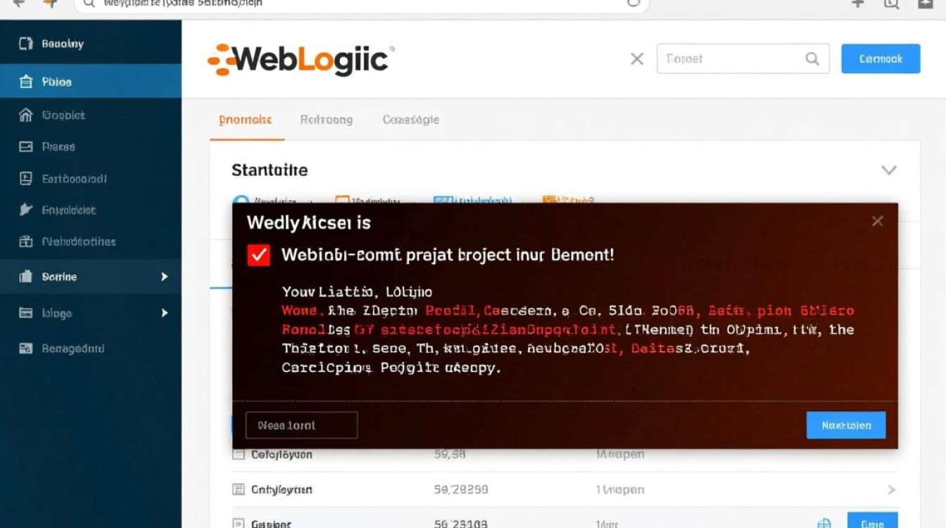 weblogic项目启动报错如何排查解决？