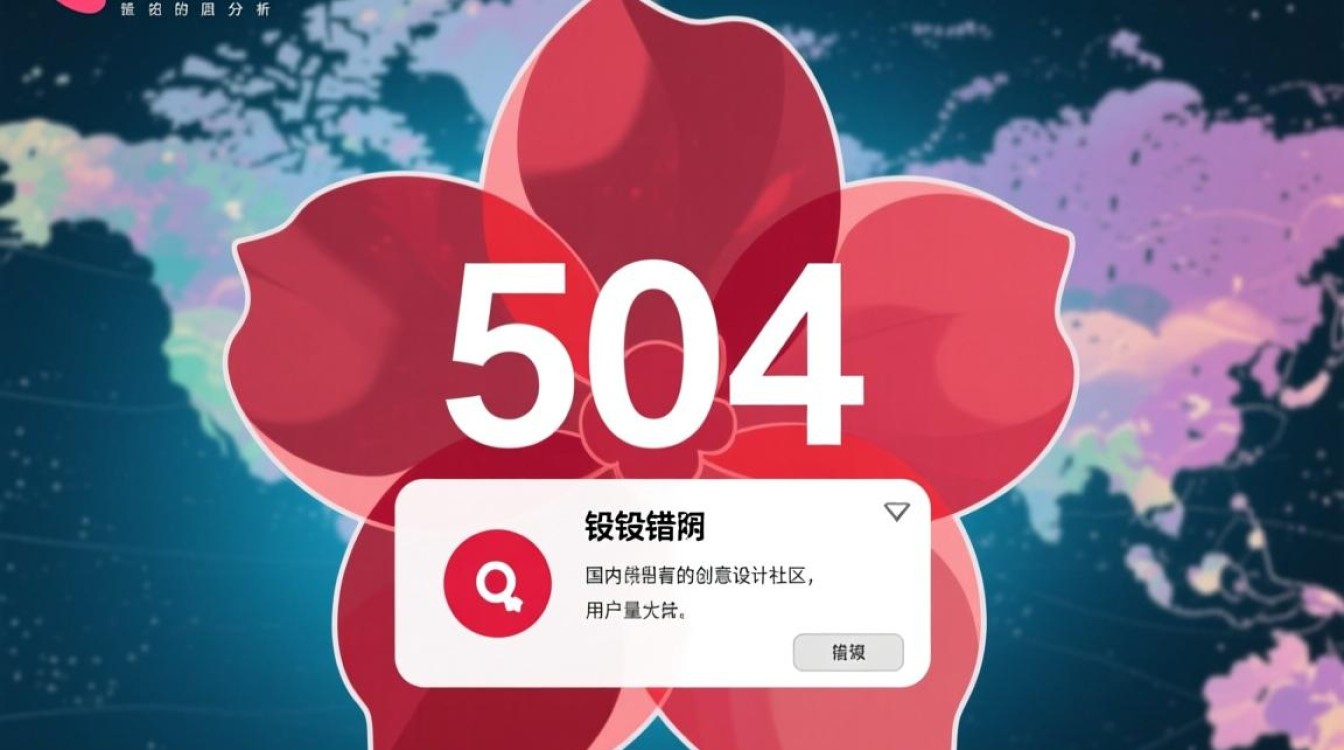 花瓣网504报错是什么原因？怎么解决？