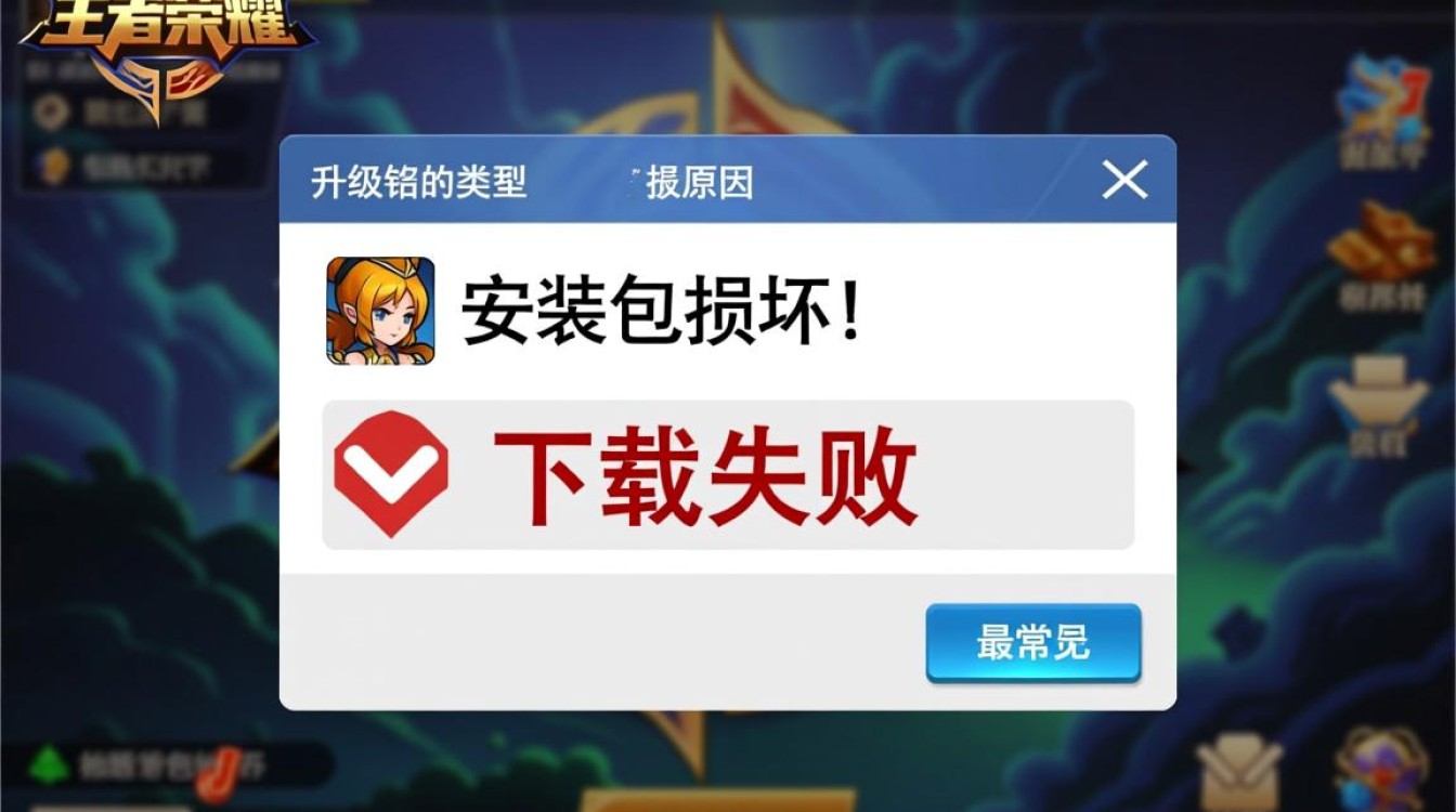 王者荣耀升级报错怎么办？3步解决卡顿闪退问题