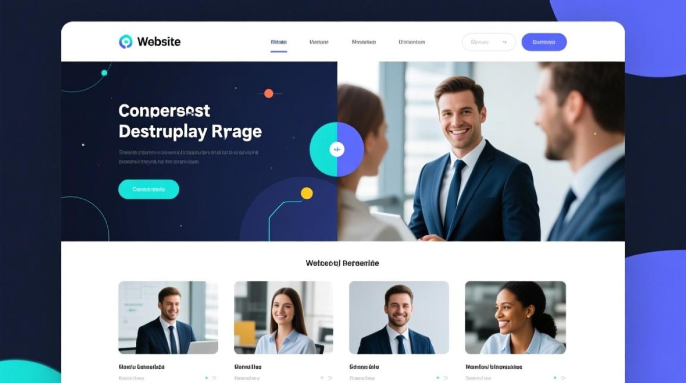 哪里有免费展示网站模板的图片下载？