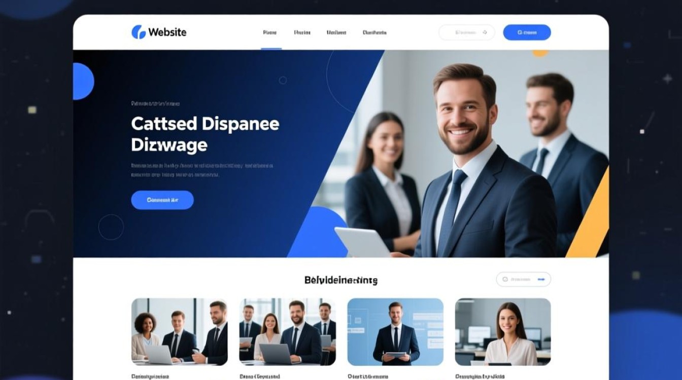 哪里有免费展示网站模板的图片下载？