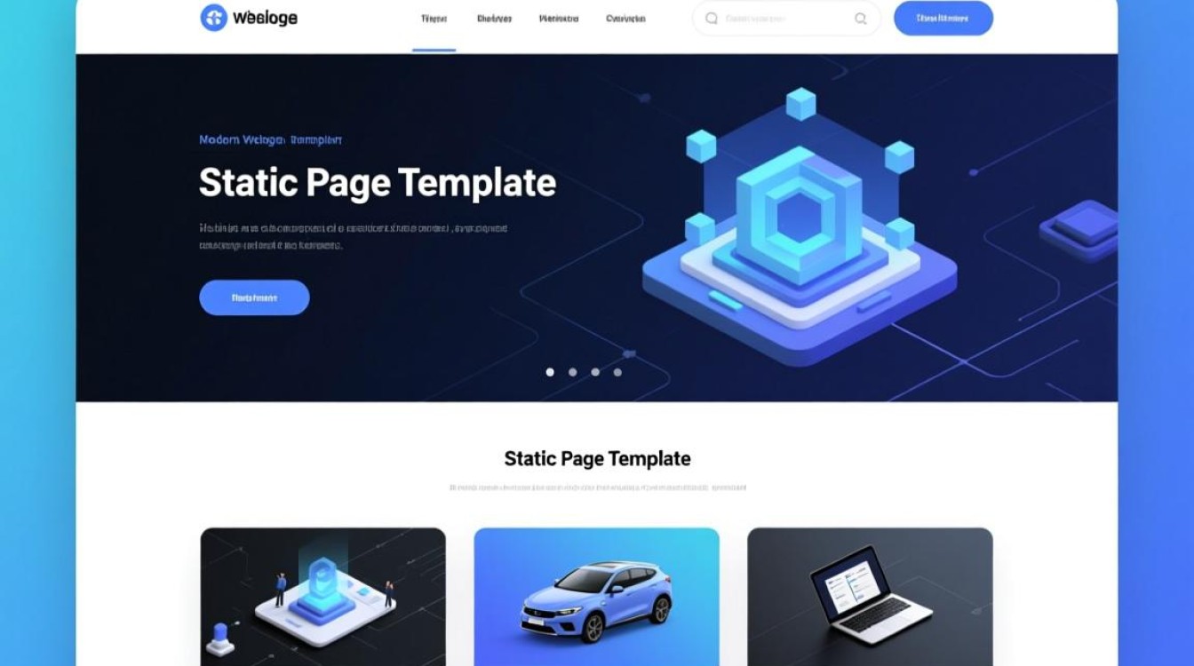 网站静态页面模板
