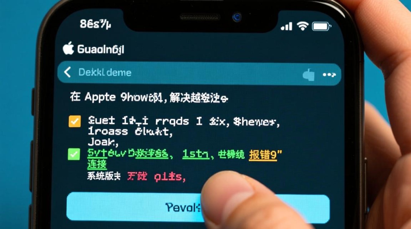 苹果越狱报错9怎么办？修复教程与原因解析