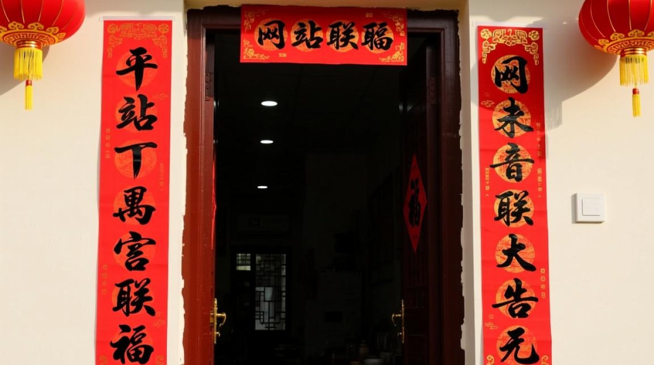 网站对联广告图片