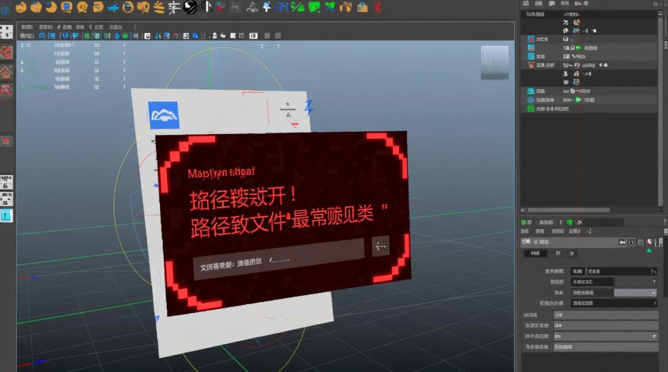 maya文件报错路径问题，如何解决修复？