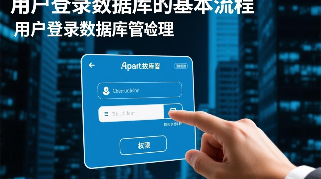 用户登录数据库的具体操作步骤是怎样的？