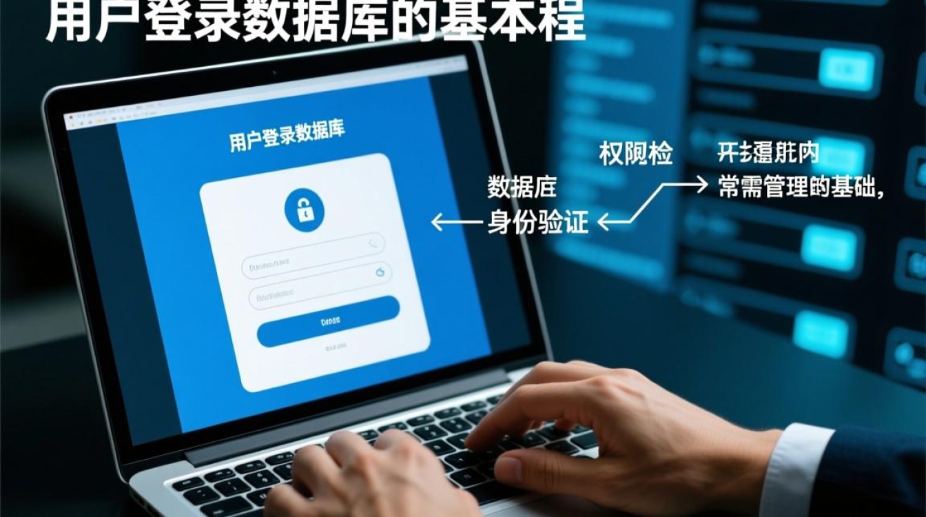 用户登录数据库的具体操作步骤是怎样的？