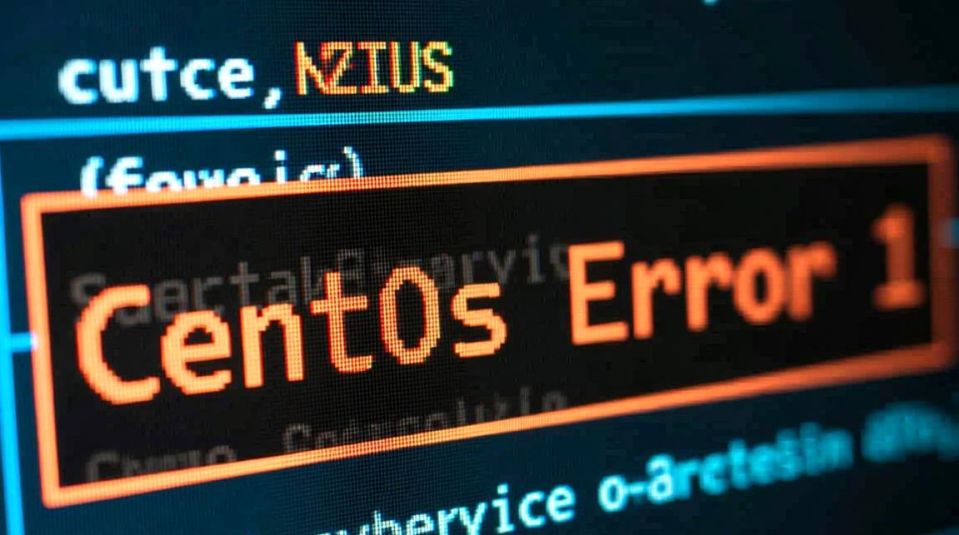 centos error 1是什么原因？如何快速解决系统启动失败？