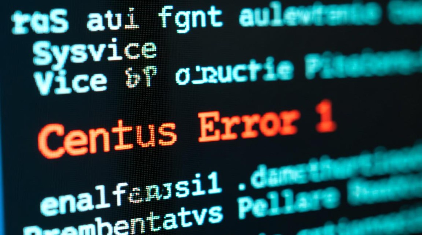 centos error 1是什么原因？如何快速解决系统启动失败？