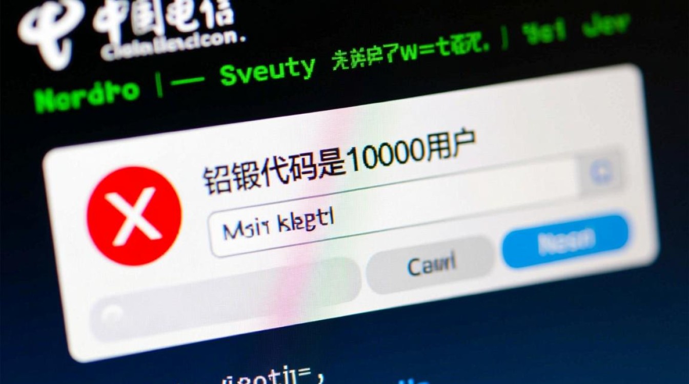 电信报错代码10000